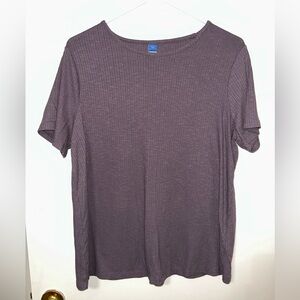 Old Navy Lavender Ribbed Tee